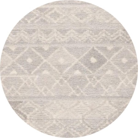 Safavieh 6 x 6 ft. Casablanca Global Round Hand Tufted Rug; Grey & Beige CSB306F-6R